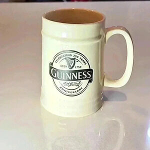 Guinness Company celebrating 250 years Anniversary Stein Mug O702.508